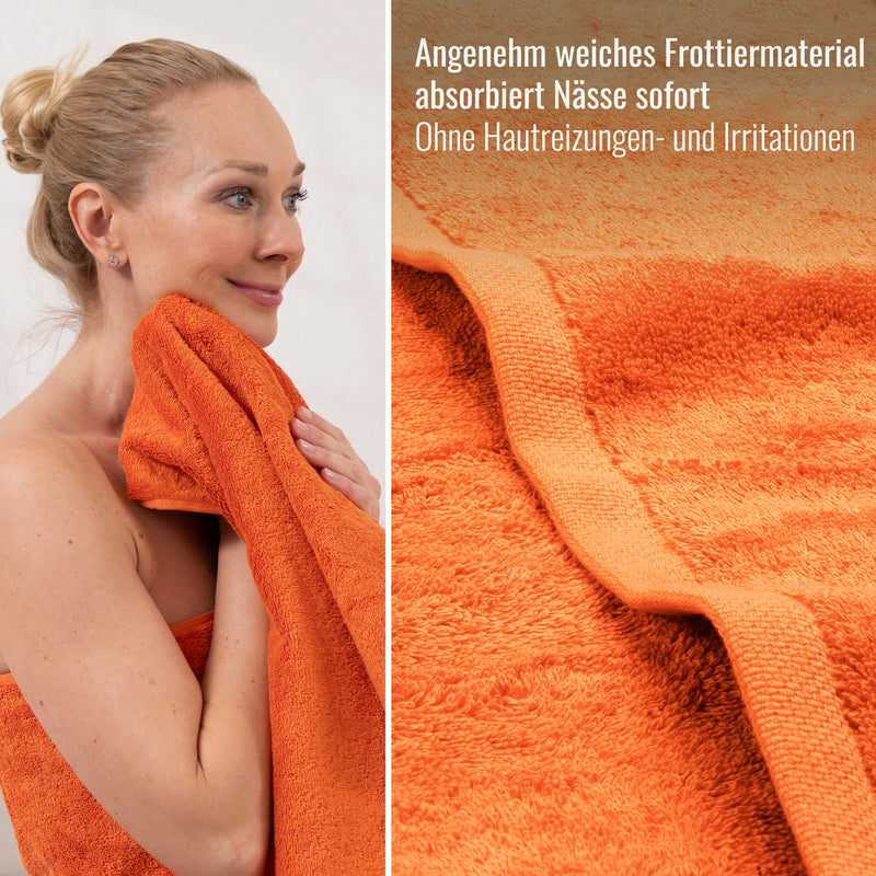 Handtuch Orange