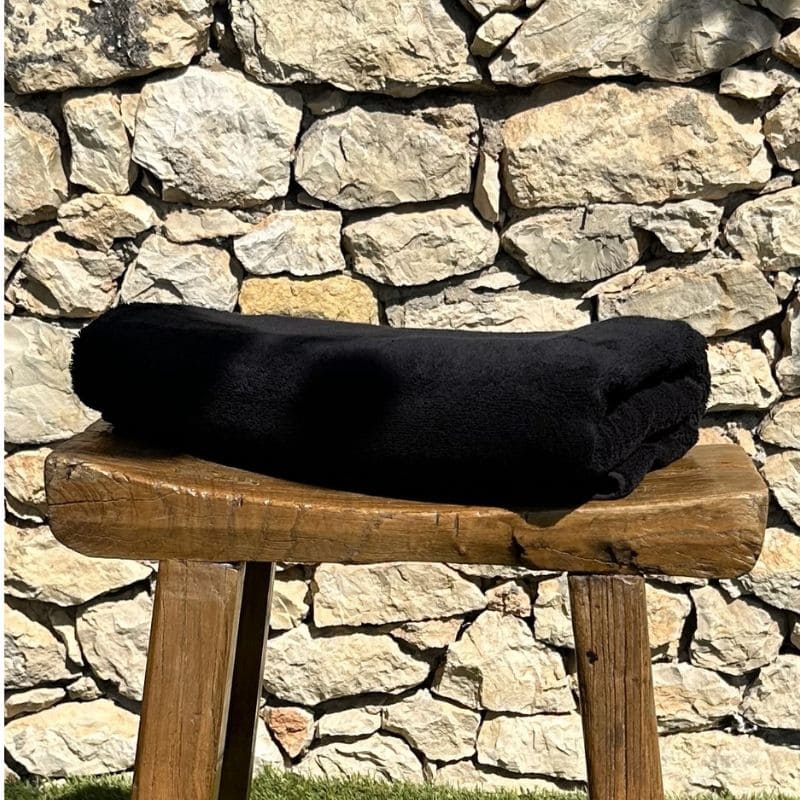 Duschtuch Schwarz