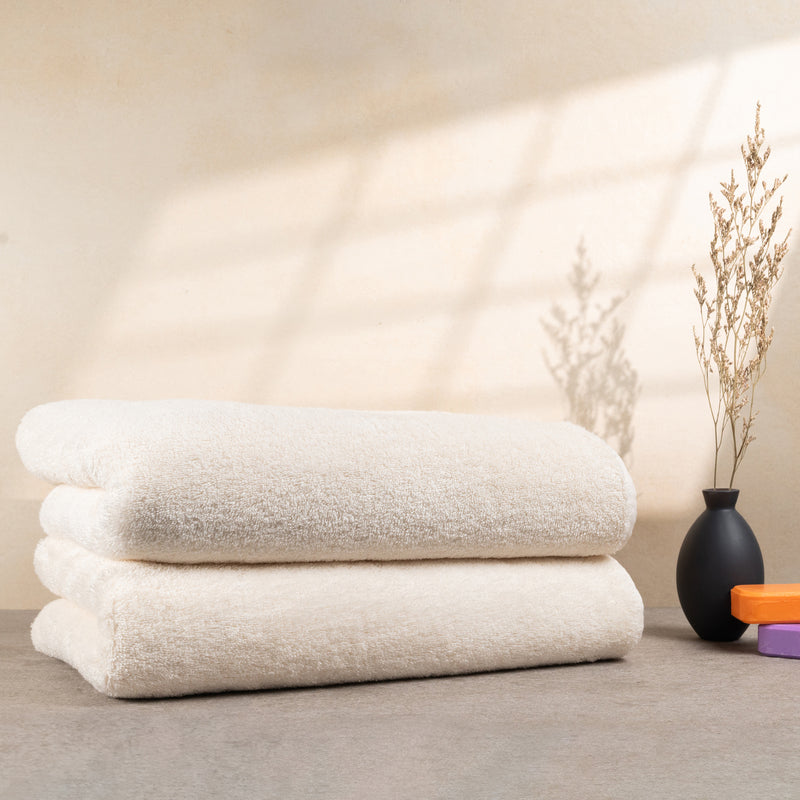 2 XXL Saunatücher 80x200cm aus ägyptischer GIZA Baumwolle