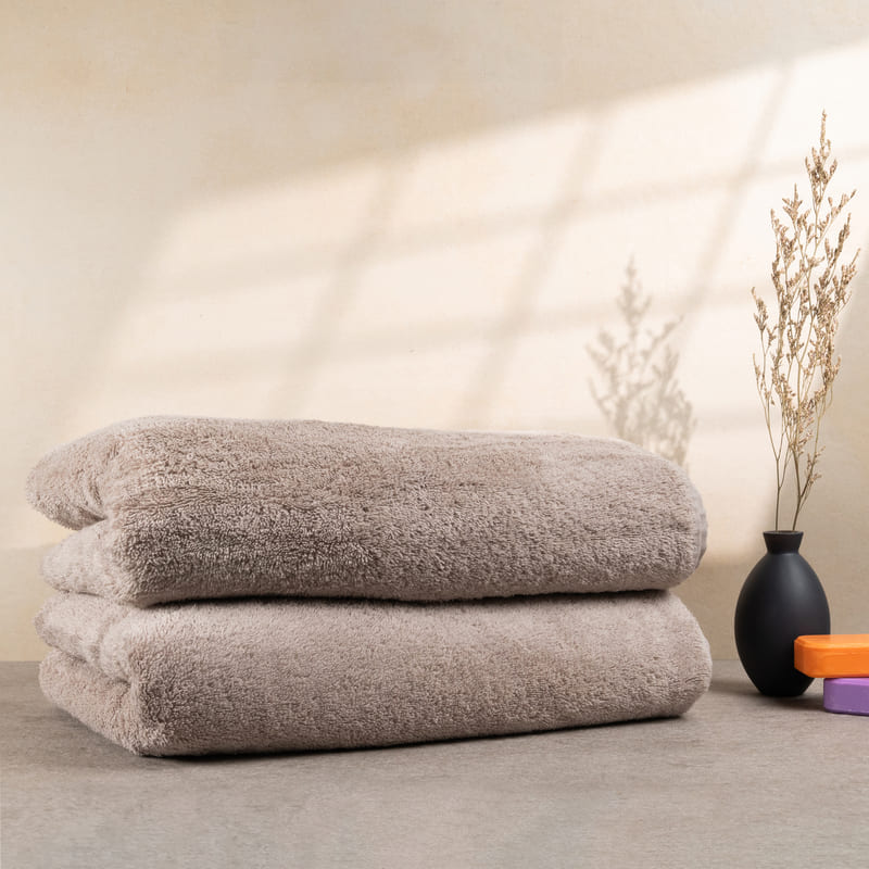 2 XXL Saunatücher 80x200cm aus ägyptischer GIZA Baumwolle