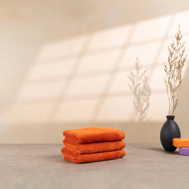 Gästetücher Orange 3er