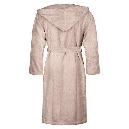 Hochwertiger Bademantel in Cashmere Beige, weiche ägyptische Baumwolle