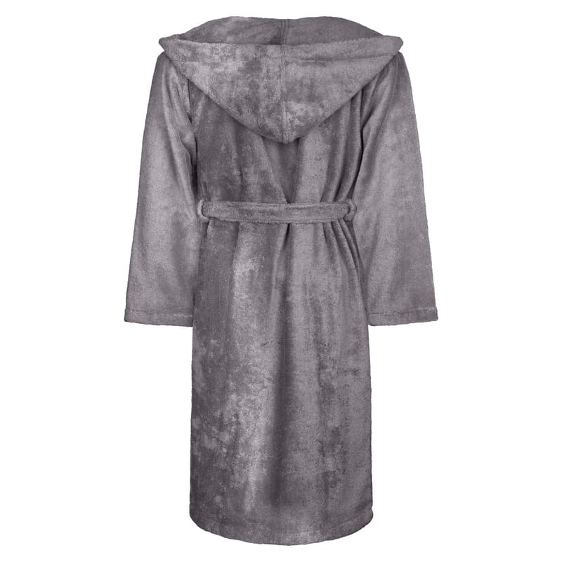 Bademantel Grau