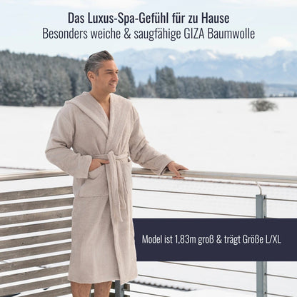 Bademantel Herren Cashmere