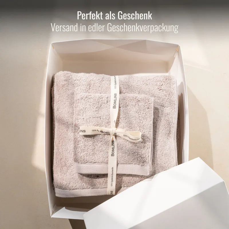 Handtuch Cashmere als Geschenk verpackt