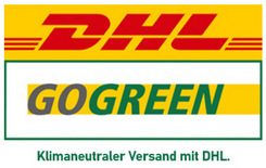 Klimaneutraler Versand mit DHL Go green.