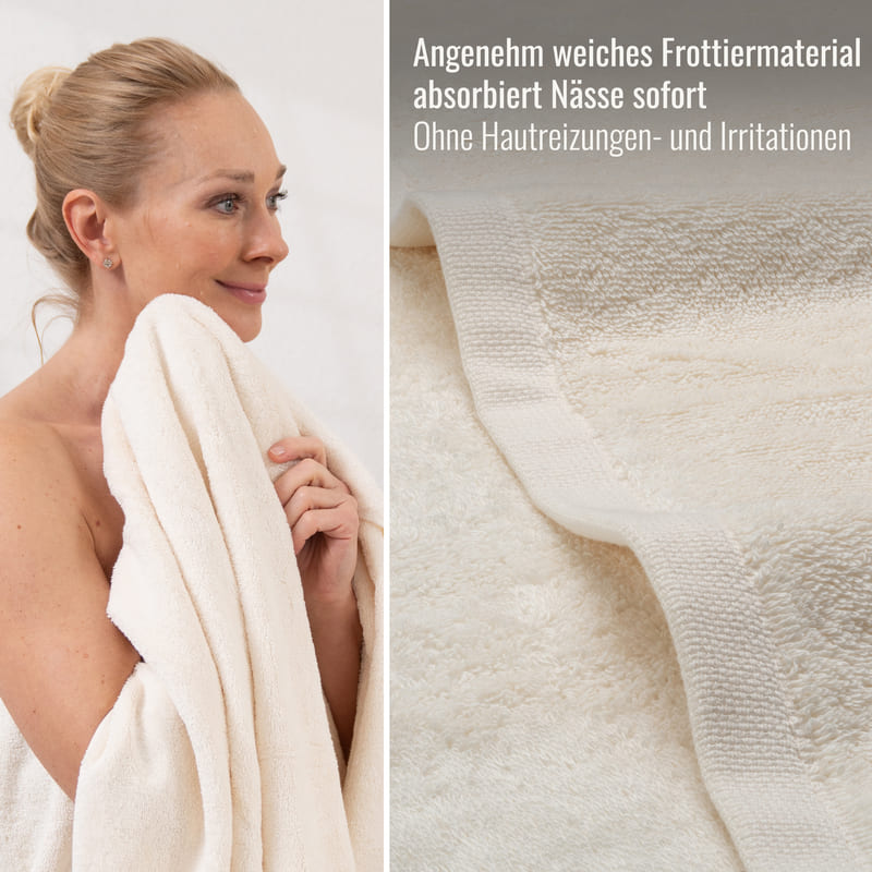 Handtücher Set Beige 3er