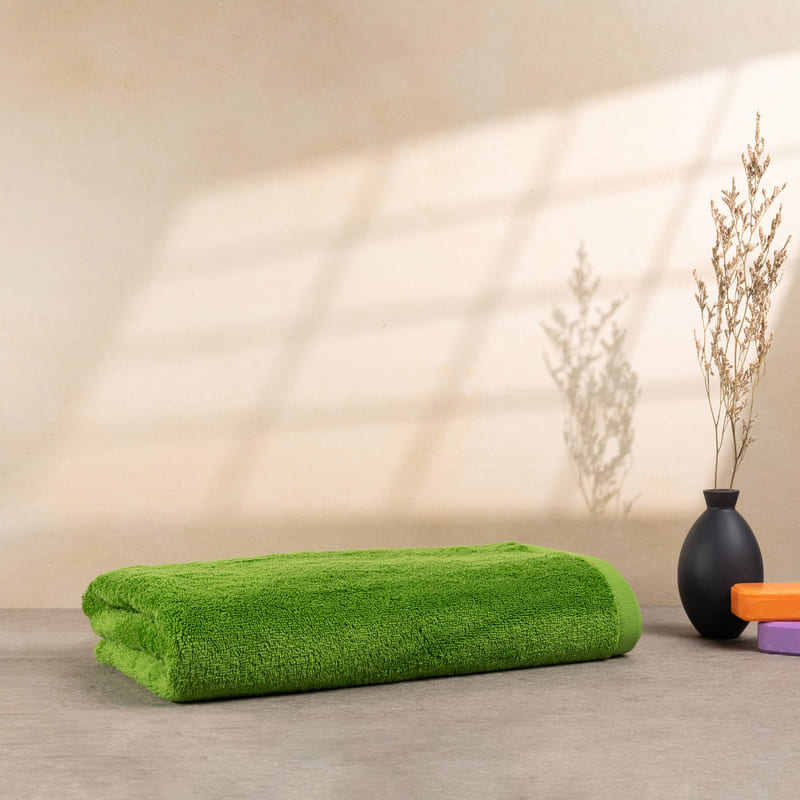 Grünes Duschtuch - Luxus Qualität