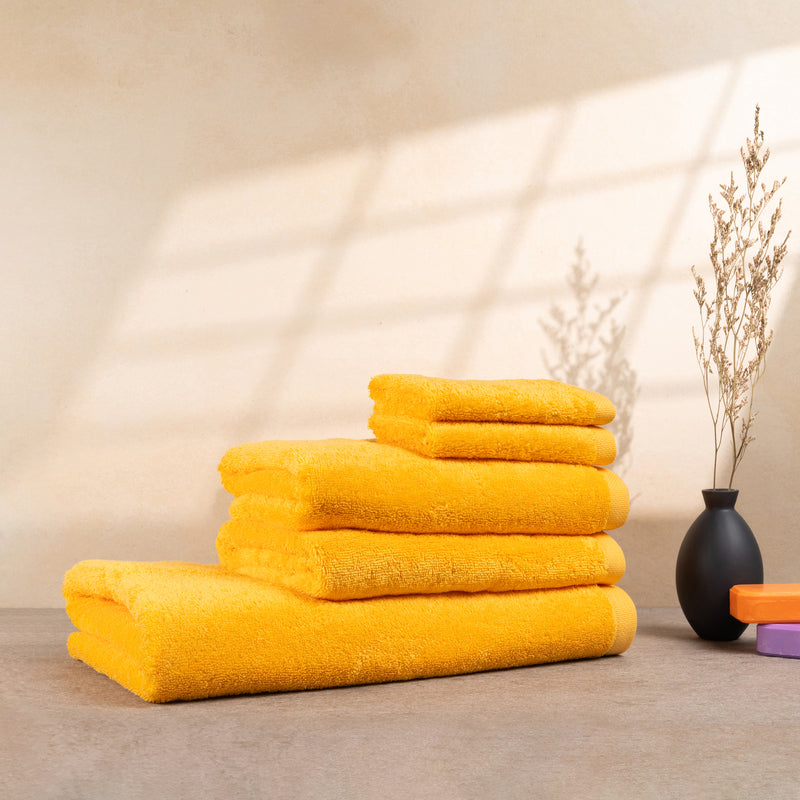 Handtücher Set Gelb
