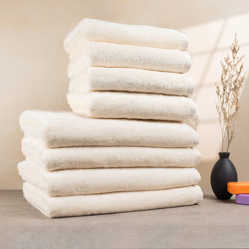 Handtücher Set Beige 8er