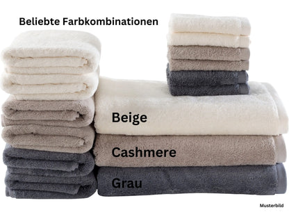 Handtücher Set Grau / Anthrazit