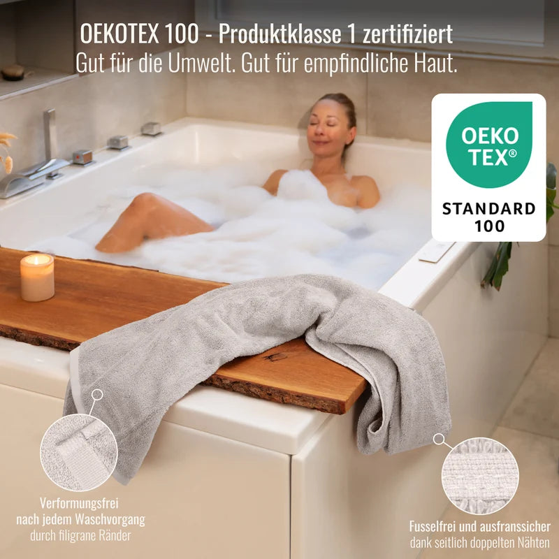 OEKO-TEX zertifiziertes Saunatuch Cashmere aus ägyptischer Baumwolle