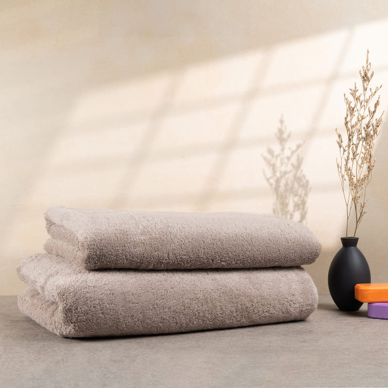 Saunahandtuch Set Cashmere + Saunatuch + Duschtuch