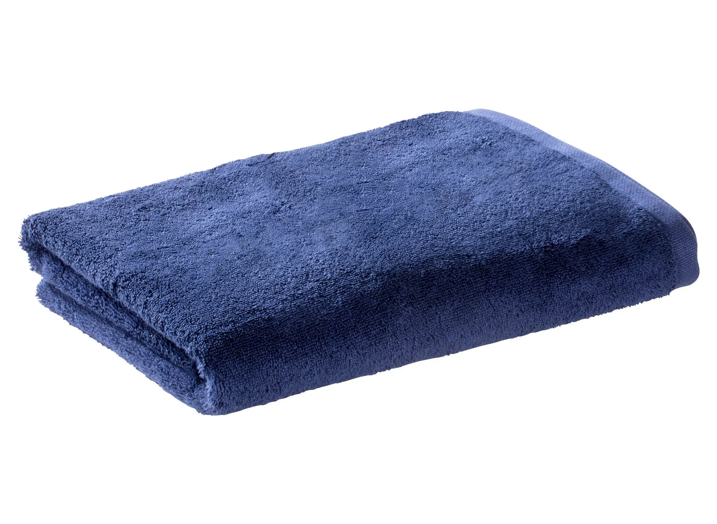 Duschtuch Dunkelblau Größe 70x140 und Badetuch Dunkelblau.