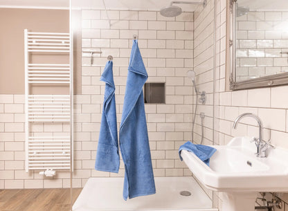 Handtuch Set Hellblau 3 teilig